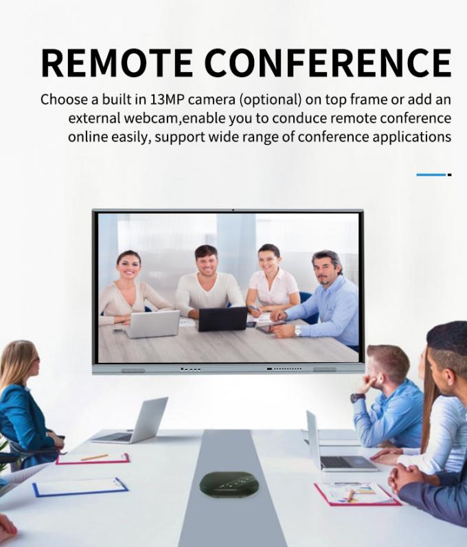 Iboard Produk Baru 98 " 4K Smart Display Interaktif Flat Panel Display Ukuran Besar layar sentuh Monitor untuk Ruang Pertemuan 1