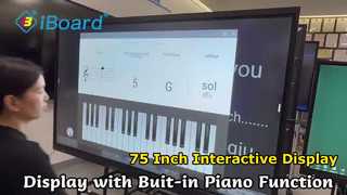 Panel Datar Interaktif 75 Inci untuk Rapat