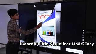 Visulizer bawaan untuk panel datar interaktif iBoard