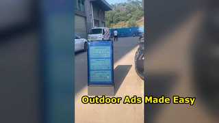 papan reklame digital portabel luar ruangan iBoard