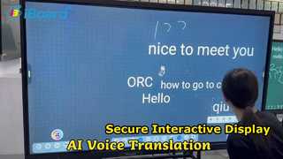 Layar Sentuh Interaktif Aman untuk Rapat