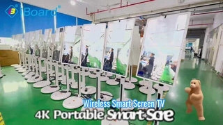 Layar Sentuh Nirkabel Portabel Smart TV 32 Inci