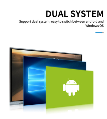 20 poin LCD Digital Smart Interactive Board Untuk Konferensi, Inframerah, Ukuran Opsional