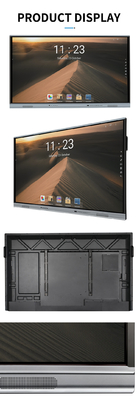 DLED 75 Digital Touch Screen Whiteboard Interactive Display Board, 3G RAM 32G Flash, untuk Office