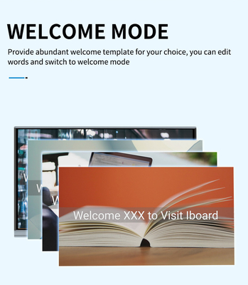 iBoard LCD Interactive Whiteboard Interactive Panel Android 11 86 Inch Camera Option