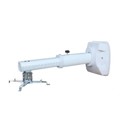 White Projector Mounting Bracket Aluminium Alloy Projector Arm Mount Untuk Papan Tulis