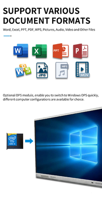 Pabrik Grosir Layar Sentuh Layar Flat Interaktif Dengan Sentuh Infrared Dan Upgrade Jauh Melalui Jaringan Internet Layar Sentuh Whiteboard Interaktif TV Monitor
