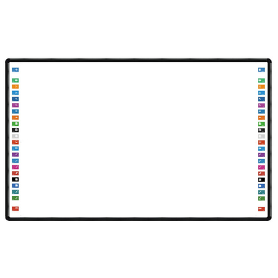 Kontrol Presisi Tinggi Interaktif Smart Whiteboard 102 Inch Aluminium Alloy Frame