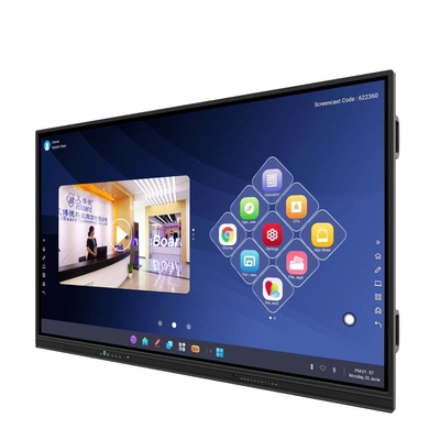 Multi Touch Android 13 iBoard Interaktif Whiteboard Win Touch Panel Tampilan Smart Monitor Untuk Pendidikan Pengajaran
