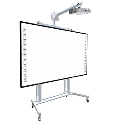 81 Inch Interaktif Whiteboard 10 Titik Titik sentuhan baja nano Permukaan