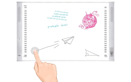 Digital Whiteboard 10 poin Infrared Finger Multi Touch Interaktif Elektronik Whiteboard Smart Board untuk Sekolah
