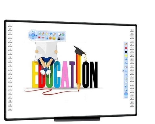 Digital Whiteboard 10 poin Infrared Finger Multi Touch Interaktif Elektronik Whiteboard Smart Board untuk Sekolah