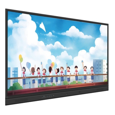 Monitor layar sentuh interaktif 55 65 75 86 98 110 Inch Android WIN Multi Touch Educational Smart Board Untuk Anak-anak mengajar