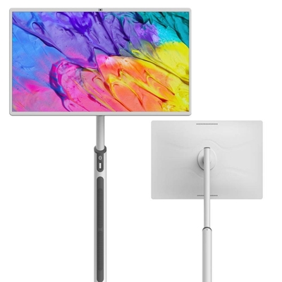 LCD Smart Board 32 Inch Movable Multi Touch Video Meeting Online Show Teaching Monitor Display Untuk pemutar video