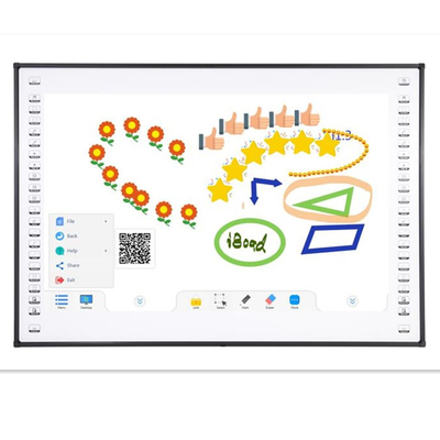 Penjualan teratas Finger Touch Smart Digital Board portabel Interaktif Whiteboards untuk Sekolah Multimedia peralatan kelas