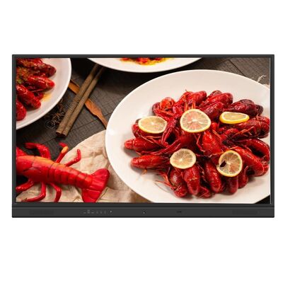 LCD Smart Board Android 13 55 65 75 86 98 Inch 40 Touch Points Whiteboard TV Screen Monitor USB TYPE-C Display Untuk Anak-anak