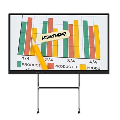 16.7M Depth Color Conference Interaktif Flat Panel 75'' Interaktif Ukuran Layar