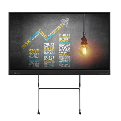 55 65 75 Inch IR Interaktif Whiteboard Finger Multi Touch Smart LCD Display Overlay Touch Frame Untuk Konferensi Pendidikan