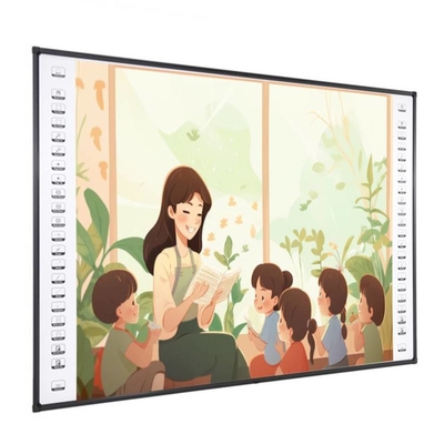 Infrared Interactive Whiteboard IR Touch Frame USB Port 82 Inch 10 Points Smart Whiteboard White Board Untuk Anak-anak TK