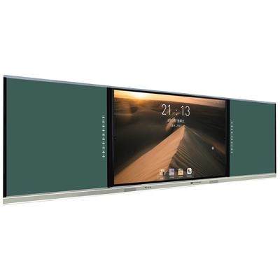 Smart Blackboard Big Display 75 86 Inch Android WIN Touch Panel Display OEM Putih Blackboard USB Kelas Monitor