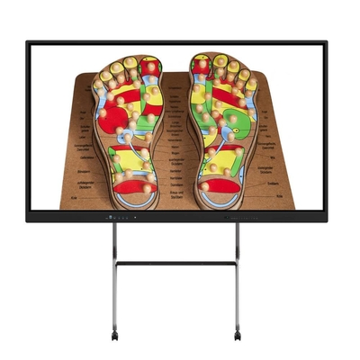 LED Interaktif Whiteboard 65/75/86/105/110 Inch Finger Elektronik Multi Touch Screen Smart LCD Display Ruang Pertemuan