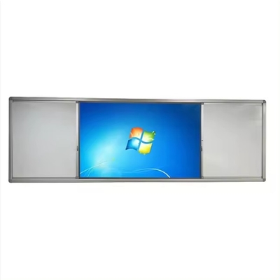 75 Inch Interaktif Flat Panel Multi Touch Screen Dengan Whiteboard Sliding