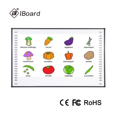 84/87/92/98 Inch 10 Points Infrared Finger Multi Touch Interactive Electronic Whiteboard Smart Board Untuk Mengajar Bertemu