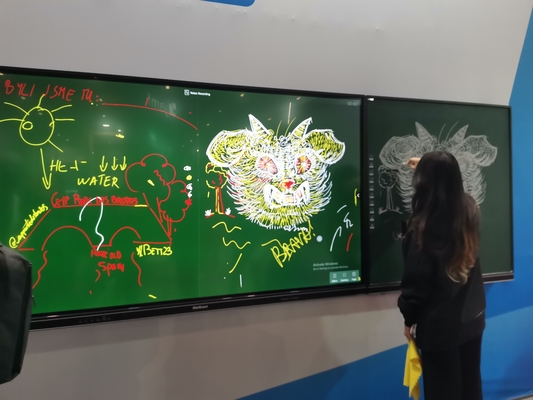 Ukuran besar ALL dalam satu papan tulis interaktif Smart Recording papan sentuh untuk sekolah