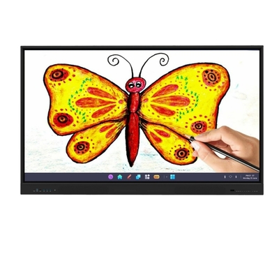 16:9 Rasio Visual Interaktif Flat Panel Display Touch Panel