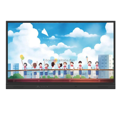 16:9 Rasio Visual Interaktif Flat Panel Display Touch Panel
