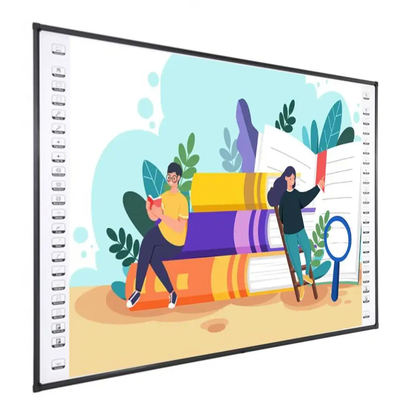 Aluminium Frame Interaktif Whiteboard dengan 3840*2160 Crystal Clear Display