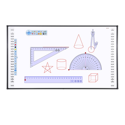 10 titik sentuh Infrared Interaktif Whiteboard Dry Erase didukung USB Port