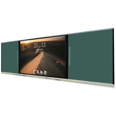 Smart Blackboard Recordable 75 86 98 Inch Whiteboard Greenboard OPS 40 Touch Points HDMI USB Port Untuk Universitas