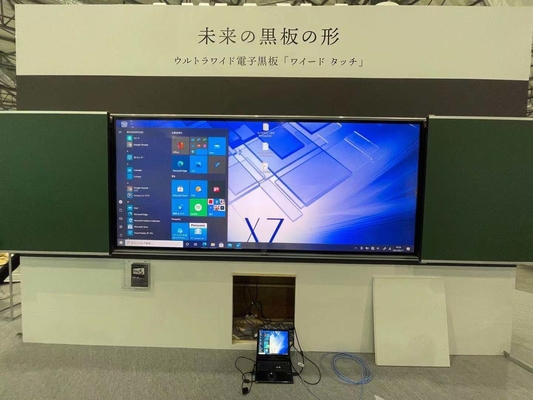 Smart Blackboard Recordable 75 86 98 Inch Whiteboard Greenboard OPS 40 Touch Points HDMI USB Port Untuk Universitas