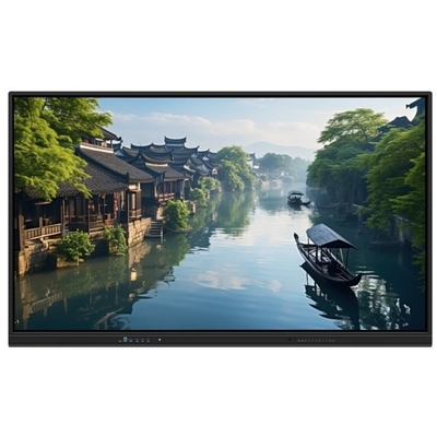 Anti glare tempered kaca 86 inci layar sentuh panel sentuh inframerah papan tulis multi fungsi dengan papan pc