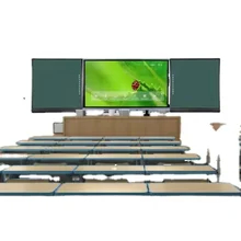 Advanced Interactive Blackboard dengan Voice Facial AI Recognition DLED Display Multi Touch Whiteboard Monitor Untuk Mengajar