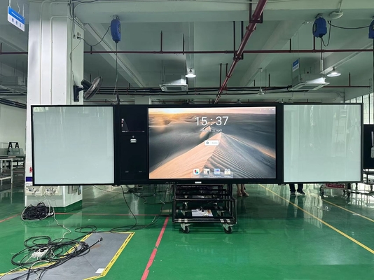 75 Inch Recordable Whiteboard Dual System Kompatibel dengan Android Windows Linux Ma OS untuk presentasi pelatihan