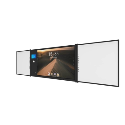 Advanced Interactive Blackboard dengan Voice Facial AI Recognition DLED Display Multi Touch Whiteboard Monitor Untuk Mengajar