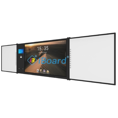 Papan tulis interaktif 4K Ultra HD dengan built-in speaker pada panel Grade AG untuk presentasi yang menarik