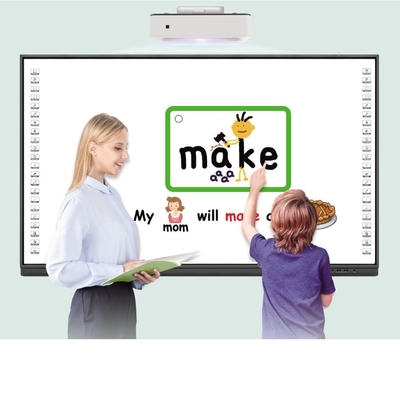 82 86 90 96 101 Inch Smart whiteboard whiteboard interaktif Untuk Sistem Konferensi Pertemuan Pengajaran Kelas