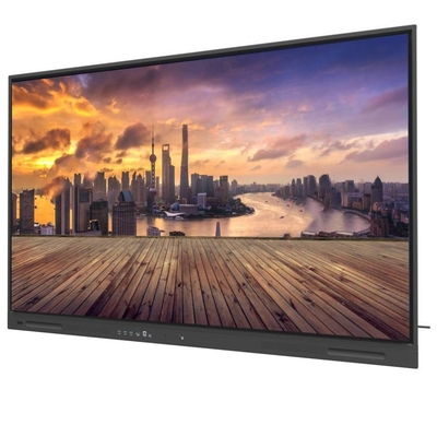 65 75 86 inci 20 Touch Android Interactive Flat Panel dengan 4000:1 Kontras 6ms dengan WIFI Hotspot HDMI/VGA/USB Outputs
