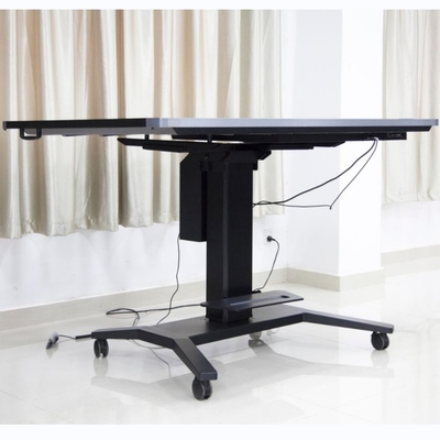 Stand Smart Board Interaktif dengan miring dan tinggi diatur untuk ukuran 55 ~ 86 inci papan