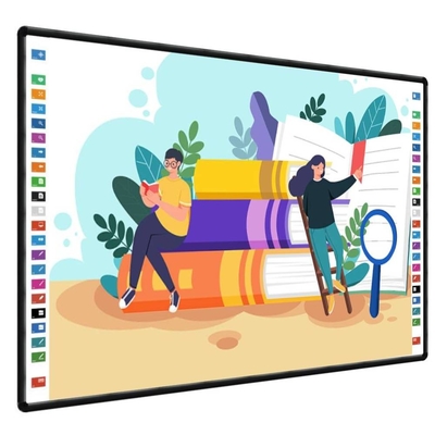 Precision Interactive Whiteboard IB-Q4 Series dengan Wall Mount Mobile Stand Instalasi untuk anak-anak sekolah mengajar
