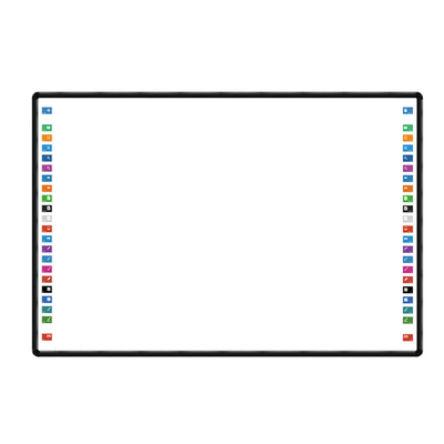 82 inci Multi touch Interaktif USB Board dengan 2mm Akurasi Wall Mount Instalasi / Pengakuan gerakan