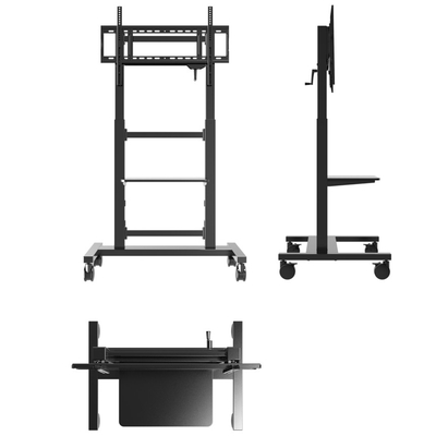 65 75 Inch Mobile Stand Untuk Interaktif Flat Panel Wall Mounted TV Mobile Bracket Untuk Smart Board Dengan Harga yang Kompetitif