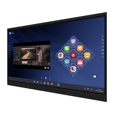 IR Interactive Whiteboard EDLA Google Certified Black Android OPS 40 Points Monitor dengan Sensor Cahaya NFC Untuk Anak Sekolah