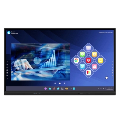 75 Inch Smart Blackboard LCD Smart papan tulis untuk Konferensi Pendidikan