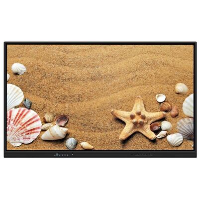 Interaktif Flat Panel Multi-Touch Smart Board dengan Resolusi 4K dan Android / Windows Dual System untuk Pendidikan dan Bisnis