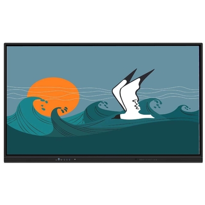 110 Inch IBoard Interactive Whiteboard Touch Screen TV Interactive Whiteboard Dengan Kamera 48MP, 4K UHD Touchscreen Display, Waktu Tanggapan 8ms, Android OS, Open App Ecosystem Untuk Konferensi Sekolah