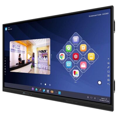 Terbaru Interaktif layar sentuh Monitor 75 inci untuk Pendidikan Corporate Display
